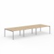 Nova U 6 Person Back to Back Bench Desk